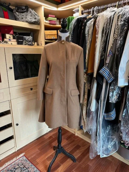 Sacai Brown Coat - Picture 3 of 12